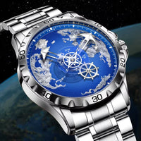 Men’s Luxury Automatic Stainless Steel Watch – Luminous, Waterproof, Sport & Business Style - TREASURE ESHOP