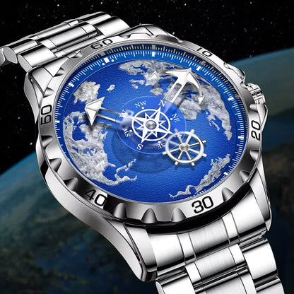 Men’s Luxury Automatic Stainless Steel Watch – Luminous, Waterproof, Sport & Business Style - TREASURE ESHOP