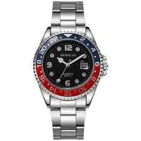 Men’s Sport Quartz Watch – Luxury Military Style, Shock Resistant, Full Steel Case, 3ATM Waterproof - TREASURE ESHOP