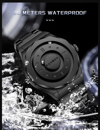 Creative Scrolling Pointer Magnetic Force Men’s Quartz Watch - TREASURE ESHOP