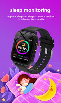 Kids Smart Watch with Camera Games – 1.83” Touch Screen, Fitness Tracker, Sleep Monitor, Alarm Gifts for Boys Girls - TREASURE ESHOP