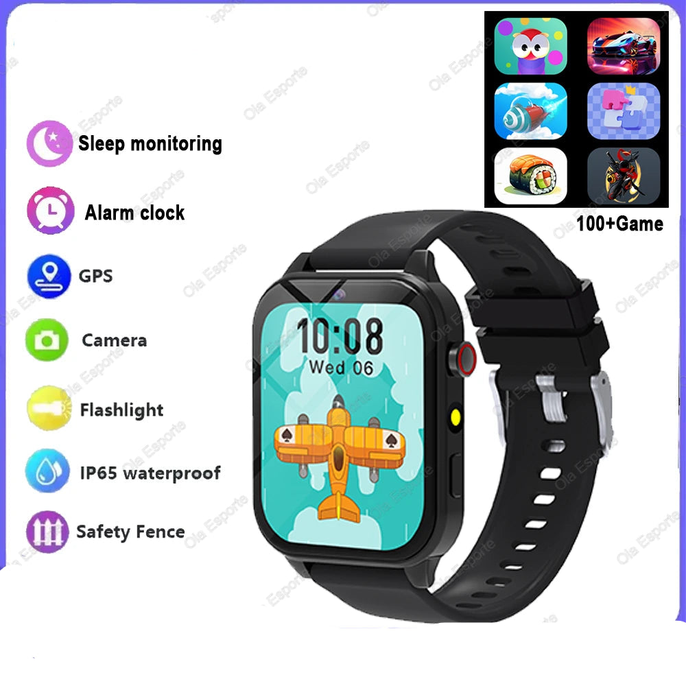 Kids Smart Watch with Camera Games – 1.83” Touch Screen, Fitness Tracker, Sleep Monitor, Alarm Gifts for Boys Girls - TREASURE ESHOP