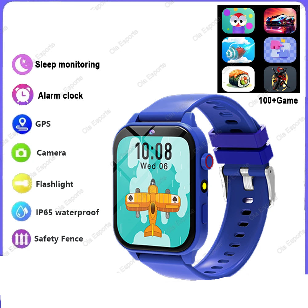 Kids Smart Watch with Camera Games – 1.83” Touch Screen, Fitness Tracker, Sleep Monitor, Alarm Gifts for Boys Girls - TREASURE ESHOP