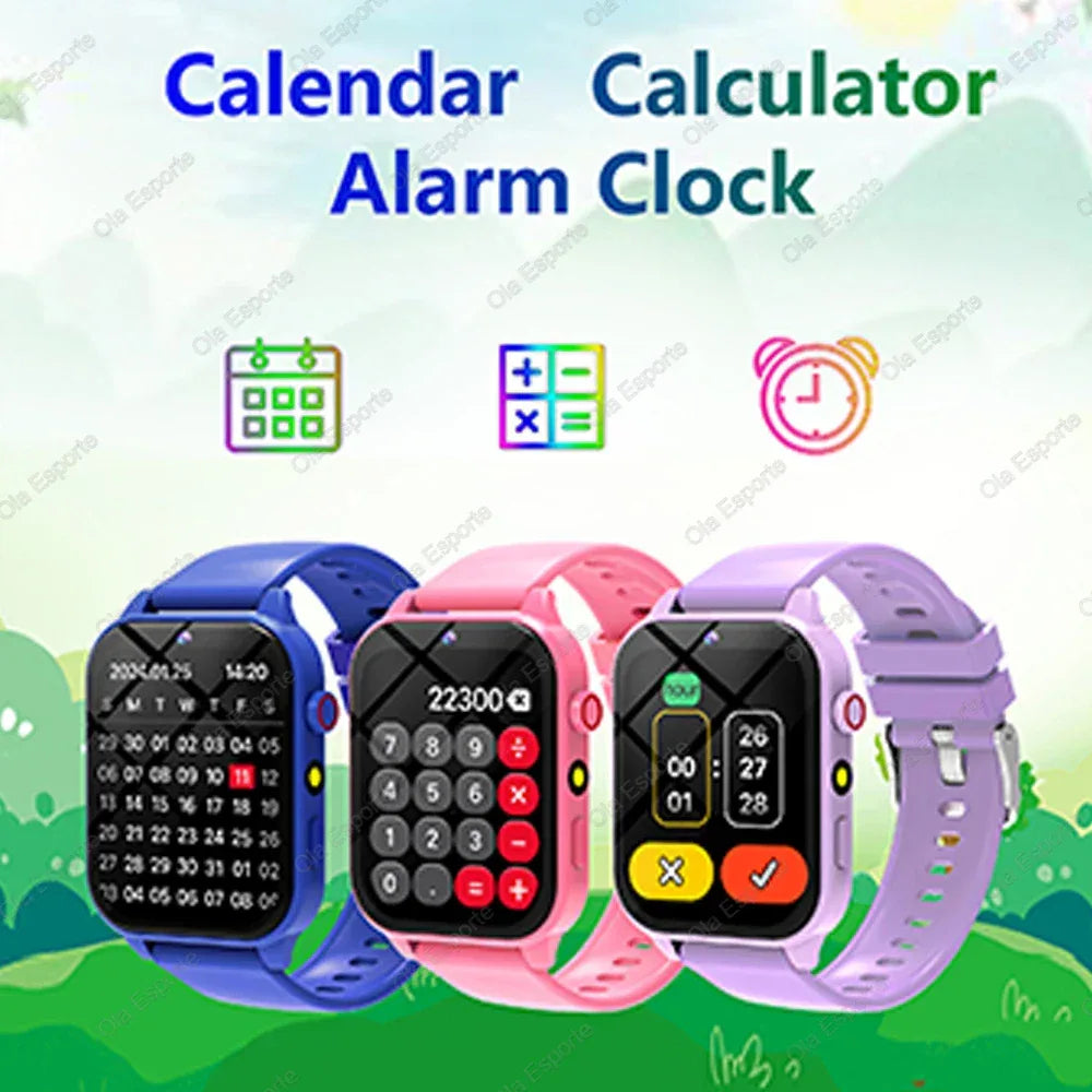 Kids Smart Watch with Camera Games – 1.83” Touch Screen, Fitness Tracker, Sleep Monitor, Alarm Gifts for Boys Girls - TREASURE ESHOP