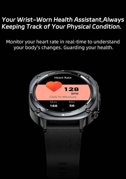 Watch 7 Ultra Smart Watch HD Round Display, Heart Rate, Blood Oxygen, GPS, Bluetooth Calling, IPX8 Waterproof