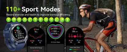 Watch 7 Ultra Smart Watch HD Round Display, Heart Rate, Blood Oxygen, GPS, Bluetooth Calling, IPX8 Waterproof