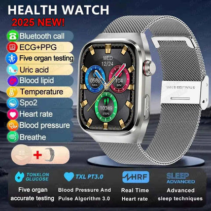 Micro Physical Examination Smartwatch – 2.04” AMOLED Sapphire