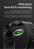 ChiBear Men’s Smartwatch – ECG+PPG Health Monitor | 1.28” HD Round Display | Bluetooth Call | Fitness &amp; Sports Waterproof Watch