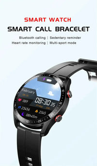 ChiBear Men’s Smartwatch – ECG+PPG Health Monitor | 1.28” HD Round Display | Bluetooth Call | Fitness &amp; Sports Waterproof Watch