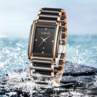 Watch for Women Japanese Movement Ceramics Strap Luxury Ladies Bracelet Quartz Watches - TREASURE ESHOP