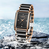 Watch for Women Japanese Movement Ceramics Strap Luxury Ladies Bracelet Quartz Watches - TREASURE ESHOP