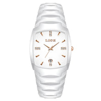 LIGE Luxury Ladies Waterproof Ceramic Watch – Elegant Quartz Wristwatch with Square - TREASURE ESHOP