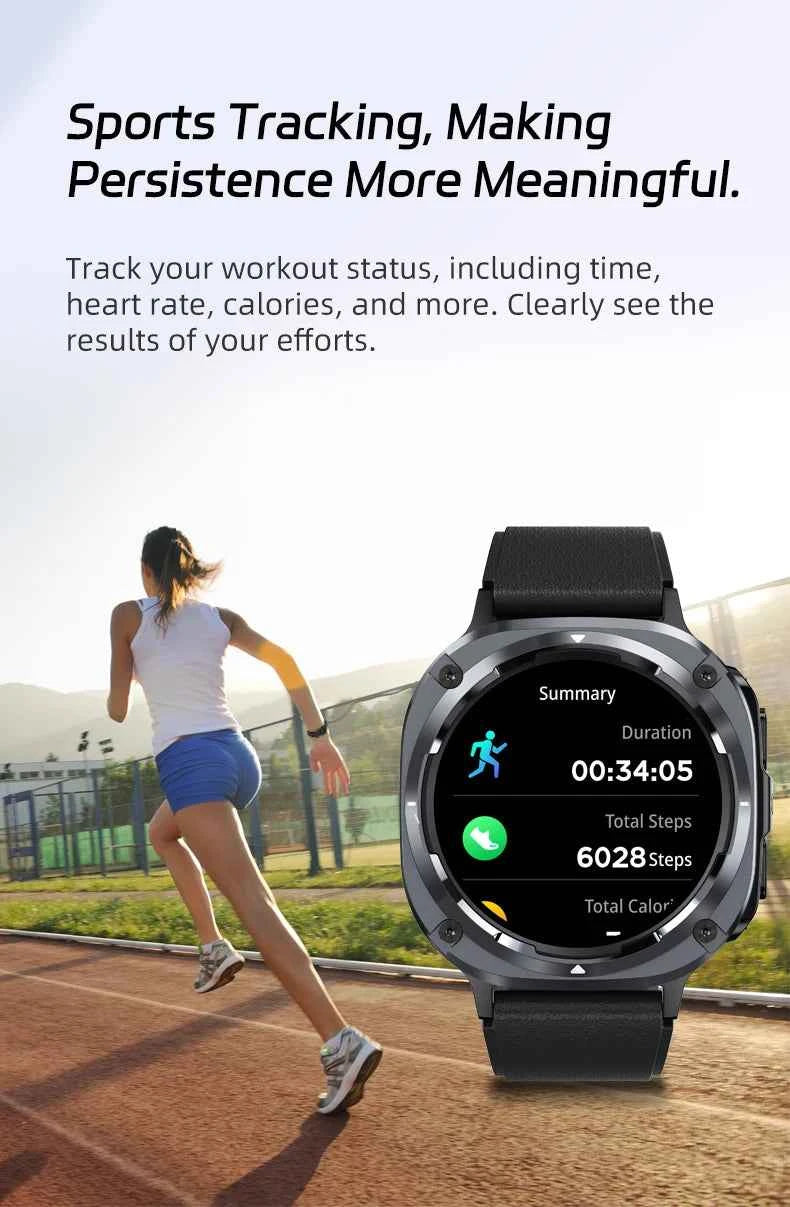 Watch 7 Ultra Smart Watch HD Round Display, Heart Rate, Blood Oxygen, GPS, Bluetooth Calling, IPX8 Waterproof