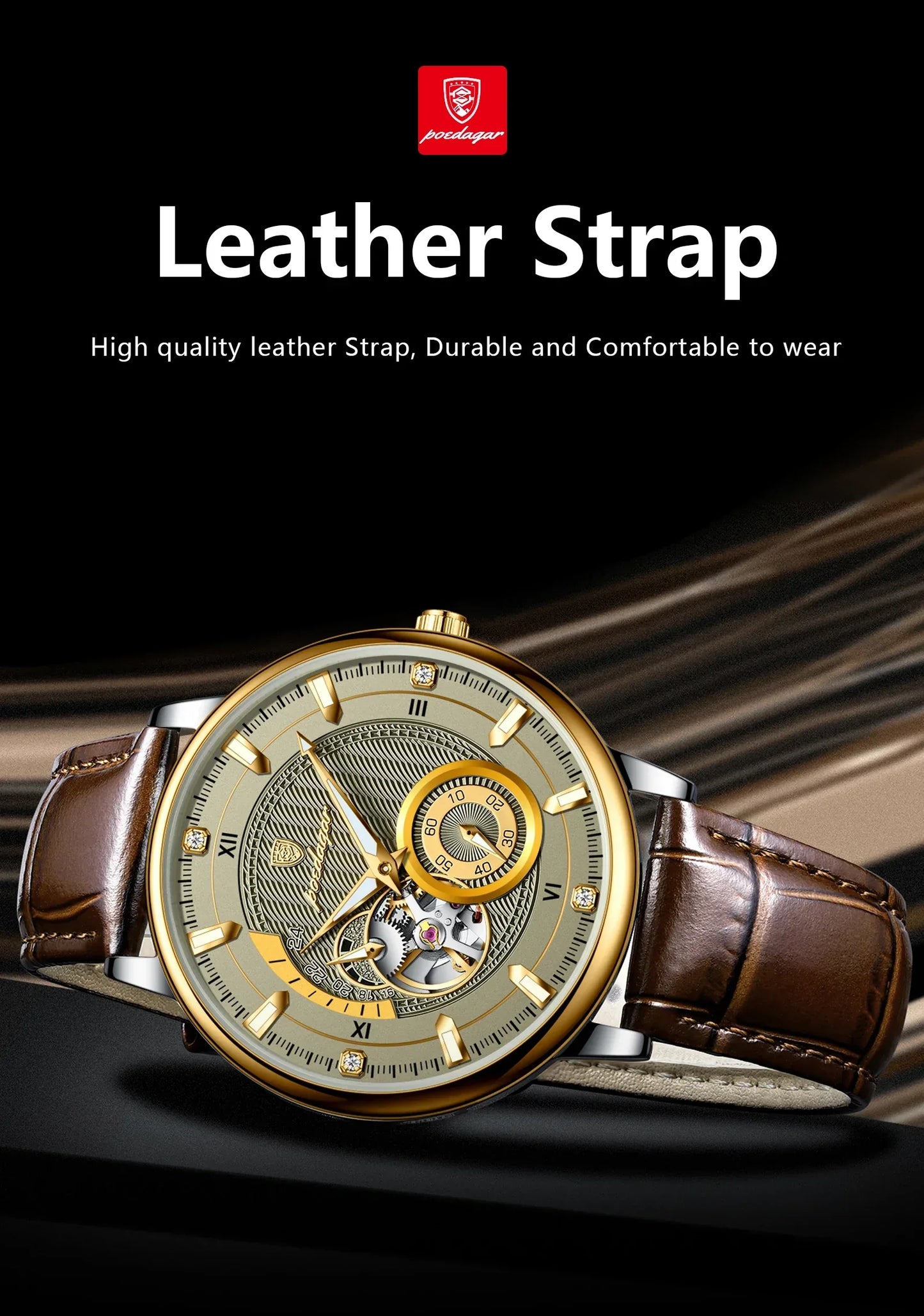 Men’s Automatic Mechanical Watch | Skeleton Tourbillon - TREASURE ESHOP