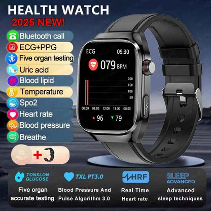 Micro Physical Examination Smartwatch – 2.04” AMOLED Sapphire
