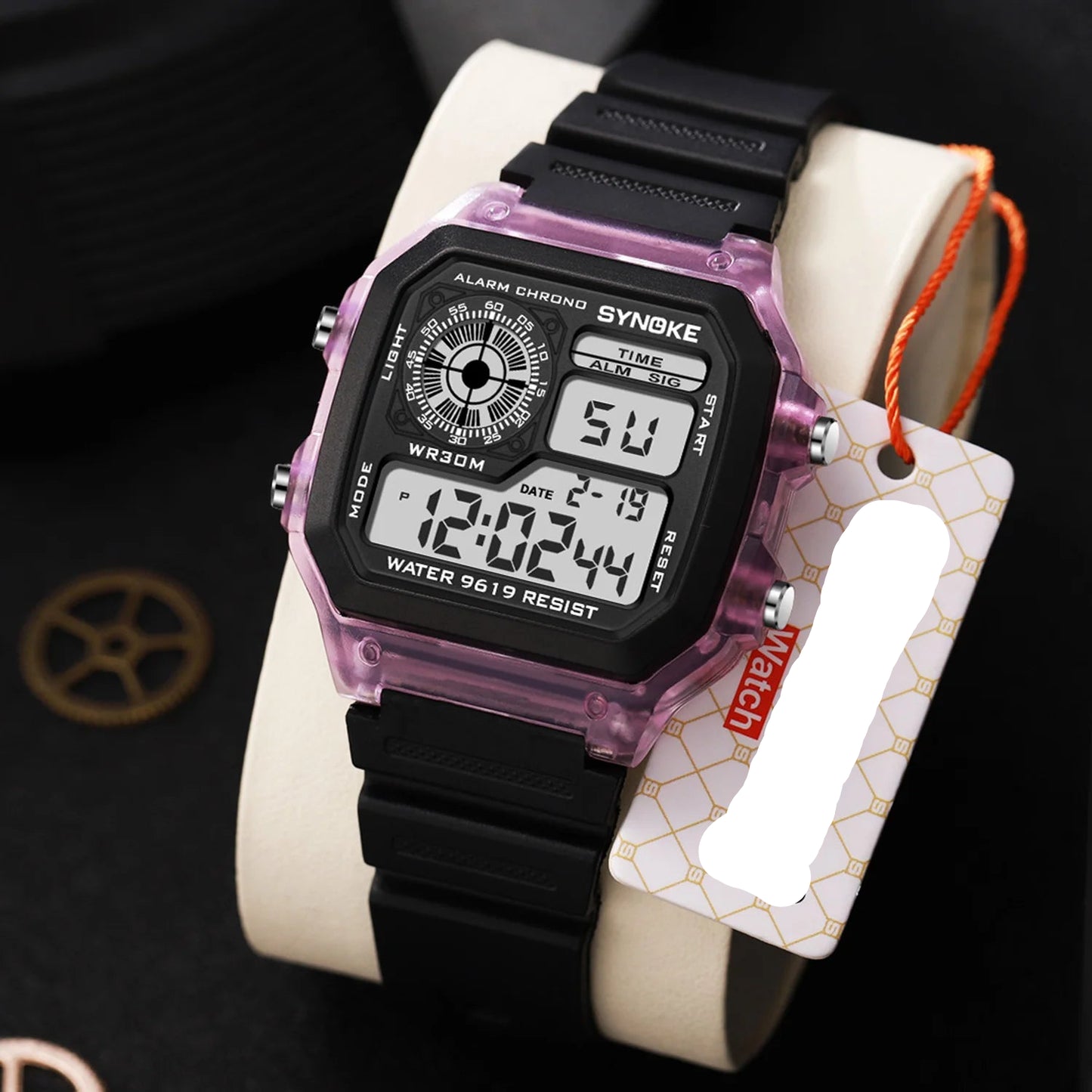 Men’s Digital Sports Waterproof Watch – Chronograph, Alarm, Backlight, Shock Resistant - TREASURE ESHOP