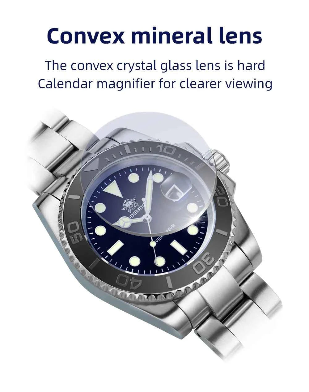 Men’s Analog Quartz Diving Watch – BGW9 Luminous | 200m Waterproof | Stainless Steel | Japan Miyota Movement