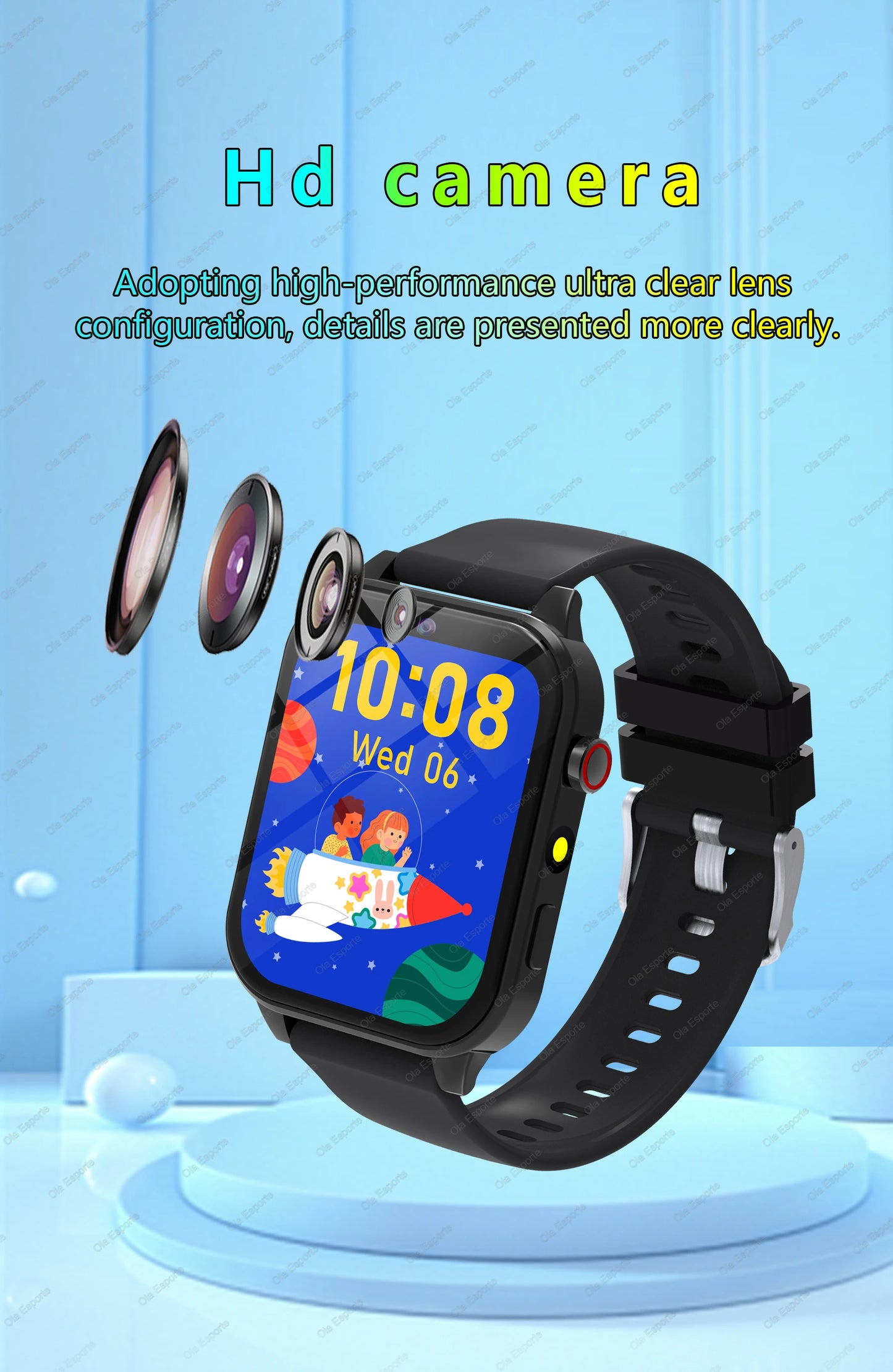 Kids Smart Watch with Camera Games – 1.83” Touch Screen, Fitness Tracker, Sleep Monitor, Alarm Gifts for Boys Girls - TREASURE ESHOP