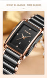 Watch for Women Japanese Movement Ceramics Strap Luxury Ladies Bracelet Quartz Watches - TREASURE ESHOP