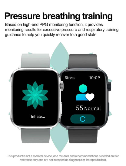 Women’s Smartwatch – AI Health Diagnosis, HRV + PPG, Blood Pressure &amp; SpO2 | 1.85” AMOLED | Bluetooth Call + NFC