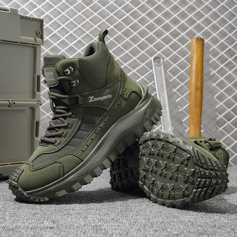 Men’s All-Season High-Top Hiking Boots – Durable Outdoor Ankle Support Shoes