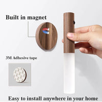 Motion Sensor LED Night Light – Wireless Magnetic USB Rechargeable Lamp for Home