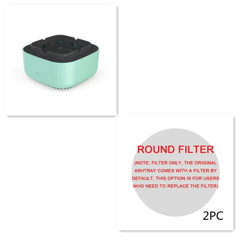 Smokeless Ashtray with Air Purifier – Portable Smoke & Odor Remover for Home & Car