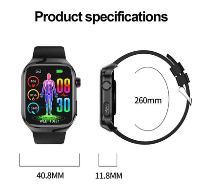 Micro Physical Examination Smartwatch – 2.04” AMOLED Sapphire