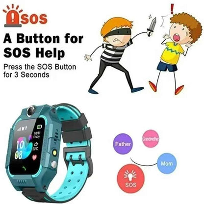 Kids GPS Smart Watch – 5G Location, SOS Call, Camera Waterproof Smartwatch for Children