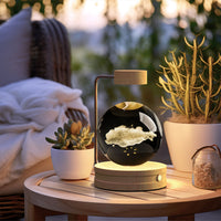 Magisches 3D Dinosaurier Nachtlicht – Kristall Kugel LED Lampe mit Warmlicht