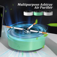 Smokeless Ashtray with Air Purifier – Portable Smoke & Odor Remover for Home & Car