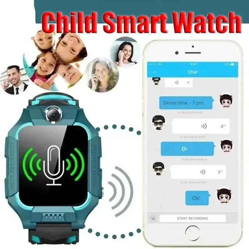 Kids GPS Smart Watch – 5G Location, SOS Call, Camera Waterproof Smartwatch for Children