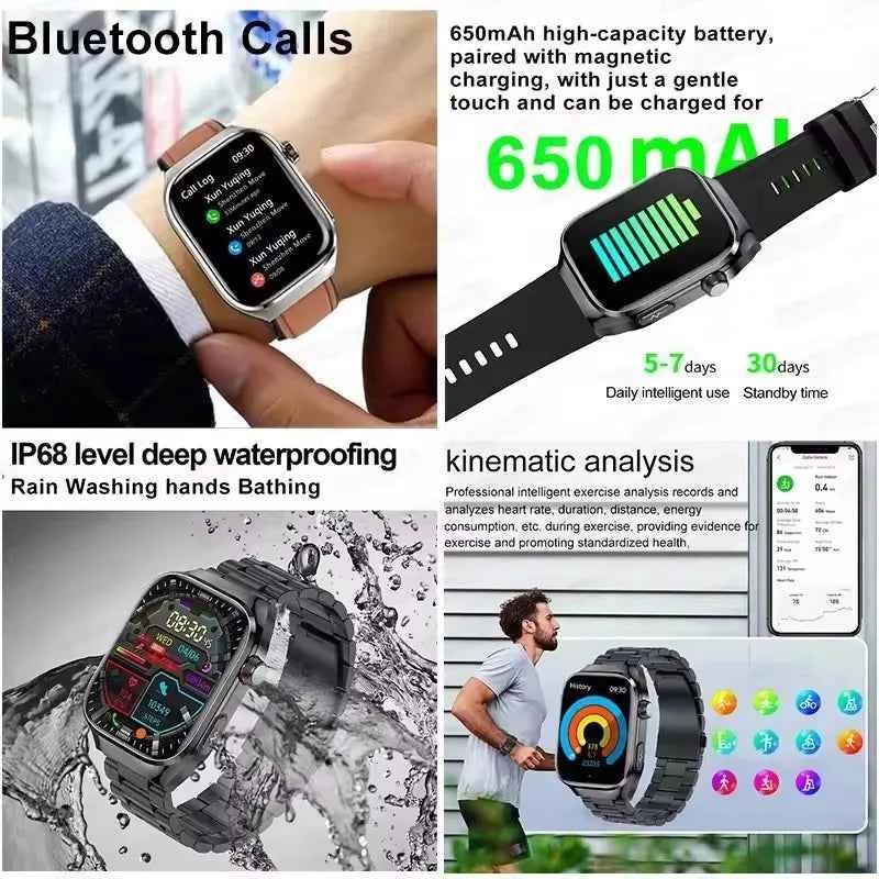 Micro Physical Examination Smartwatch – 2.04” AMOLED Sapphire