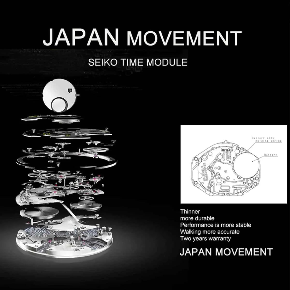 Women’s Rose Gold Quartz Watch – 36mm Minimalist Stainless Steel Waterproof Ladies Fashion Wristwatch