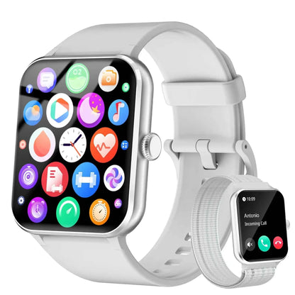 Smartwatch – 1.85” HD Touch Screen, Wireless Calling, 100+ Sports Modes, 24/7 Heart Rate & SpO2 Tracking