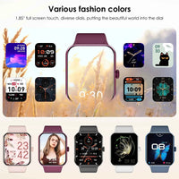 Smartwatch – 1.85” HD Touch Screen, Wireless Calling, 100+ Sports Modes, 24/7 Heart Rate & SpO2 Tracking