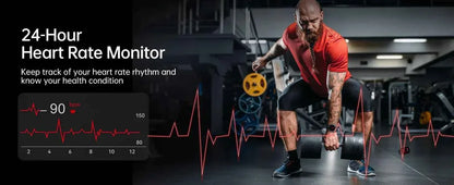 Watch 7 Ultra Smart Watch HD Round Display, Heart Rate, Blood Oxygen, GPS, Bluetooth Calling, IPX8 Waterproof